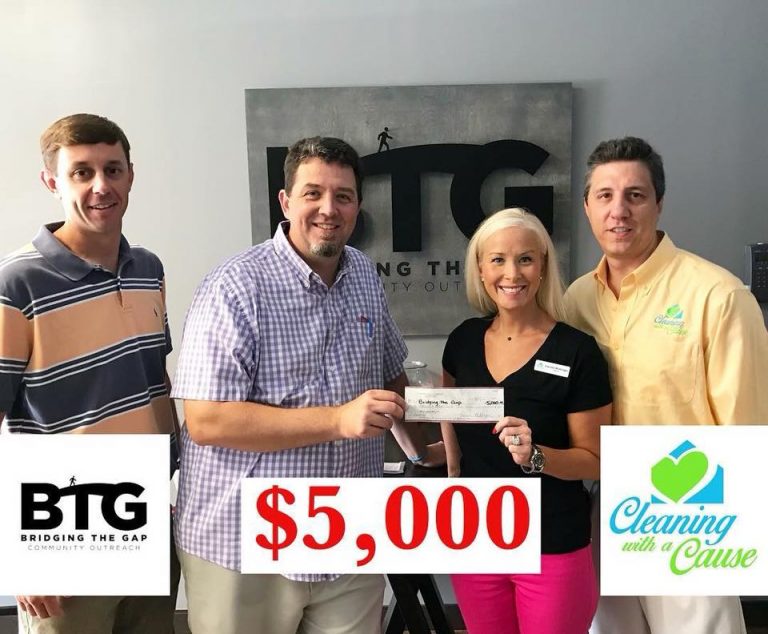 5 000 To Bridging The Gap Cleaning With A Cause Cleaning Service